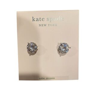 Kate Spade Sparkling Silver Stud Earrings
